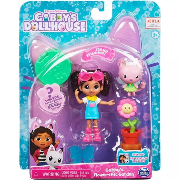 Spin Master Παιχνίδι Μινιατούρα Gabbys Dollhouse: Flower-Rific Garden για 3+ Ετών (20130494)