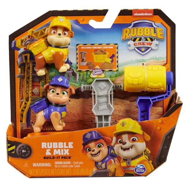 Spin Master Παιχνίδι Μινιατούρα Paw Patrol Rubble Crew - Charger Wheeler