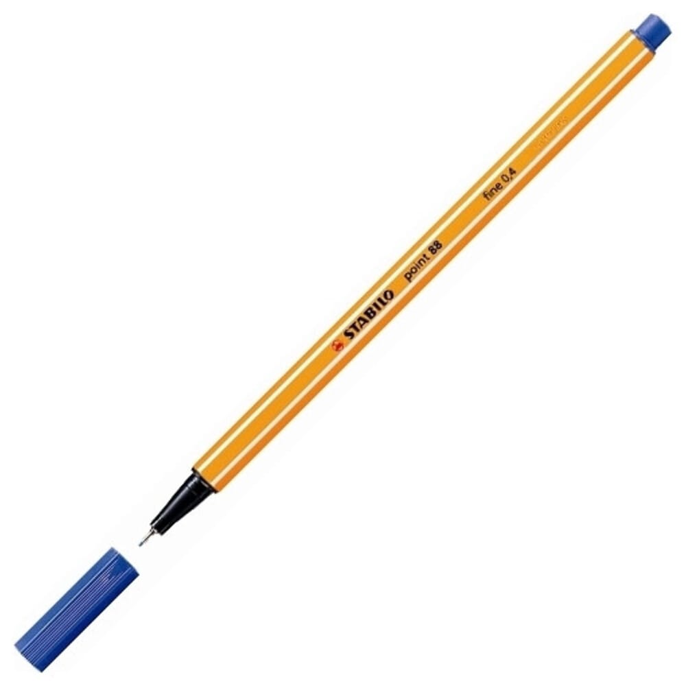 stabilo8841darkblue8510 Stabilo Point 88 Μαρκαδόρος Νο 41 Dark Blue - Image 1