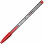 Bic Στυλό Ballpoint 1.6mm με Κόκκινο Mελάνι Cristal Large