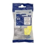 Συμβατή ταινία ετικέτας (Brother TZe-221) 9mmX8m Black Ink - White - Image 2