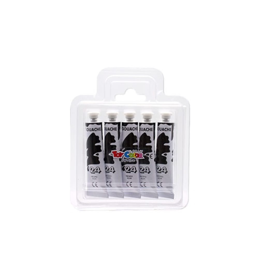 tempera12mlblack5848 Toy Color Τέμπερα 12ml Black (Τεμάχιο) - Image 1