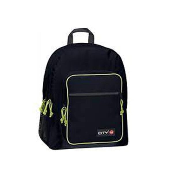 Σακίδιο πλάτης Lyc-Sac oldSchooler black & lime (21435)