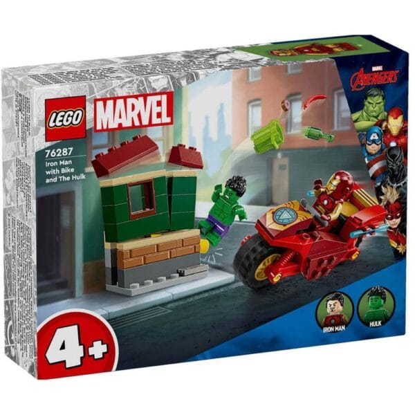 LEGO® Marvel: Άιρον Μαν με Μηχανή και Χαλκ (76287)