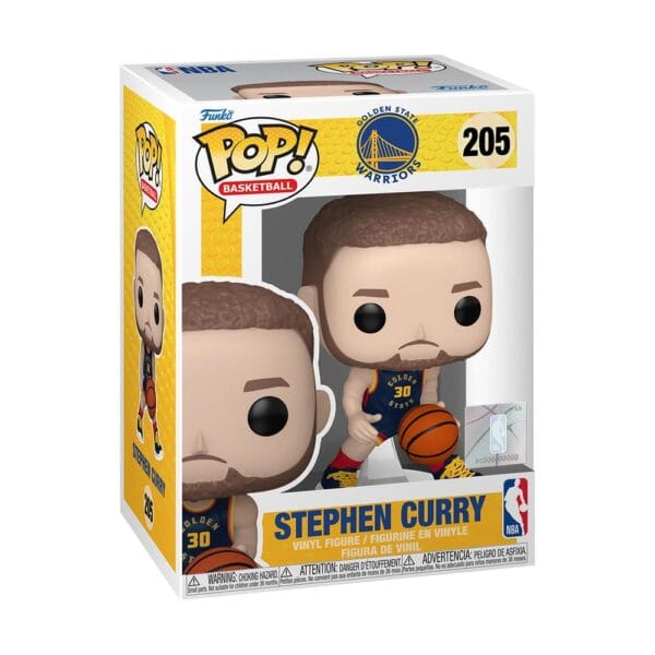 Funko Pop! Basketball: NBA Warriors - Stephen Curry (City Edition 24-25) #205