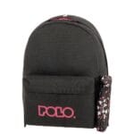 Polo Σακίδιο Original Scarf Μαύρο με Φούξια (901135-2044) 2024