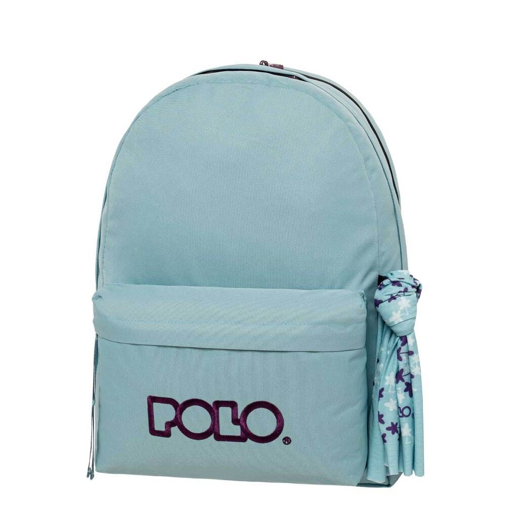 901235-5347-1 Polo Original Double Scarf Γαλάζιο με Μωβ (901235-5347) 2025 - Image 1