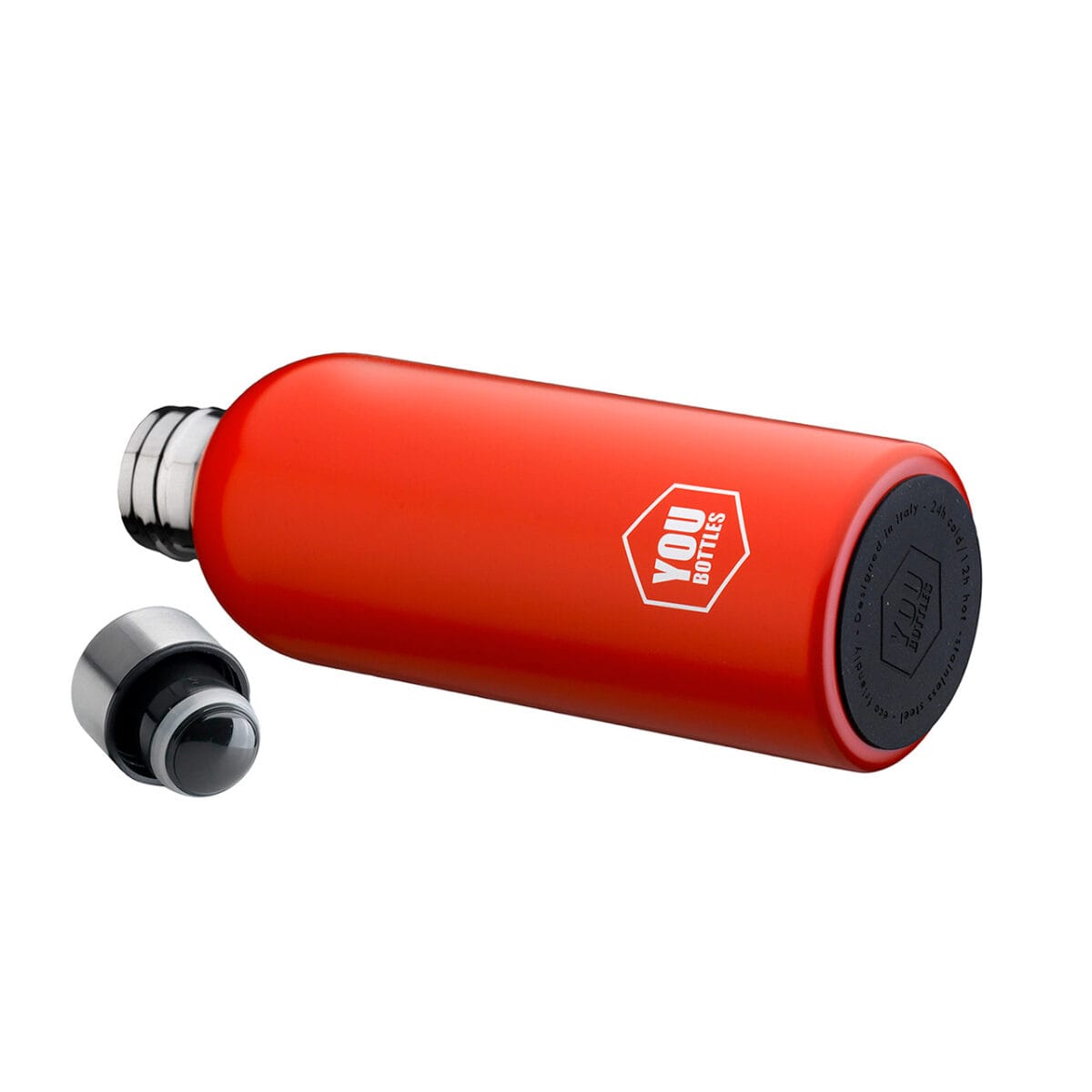 YouBottles Μπουκάλι Κόκκινο Θερμός 500ml - Image 2
