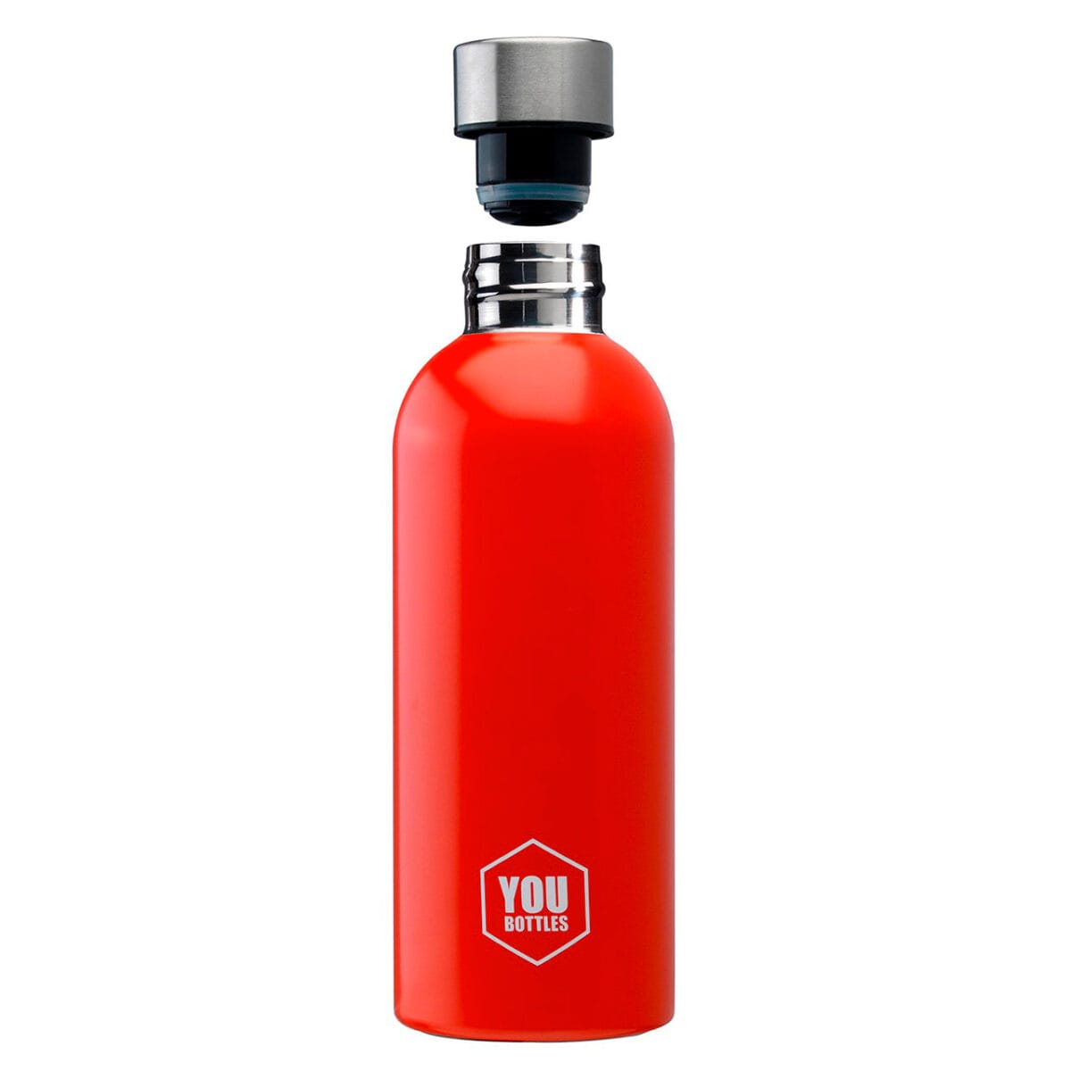 YouBottles Μπουκάλι Κόκκινο Θερμός 500ml - Image 3