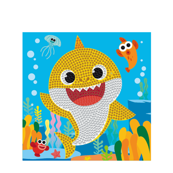 DD ΚΑΤΑΣΚΕΥΗ ΨΗΦΙΔΩΤΟ BOX 28x28cm BIG DOTZBOX BDBX006 BABY SHARK