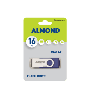 ALMOND FLASH DRIVE USB 3.0 16GB TWISTER ΣΚ.ΜΠΛΕ