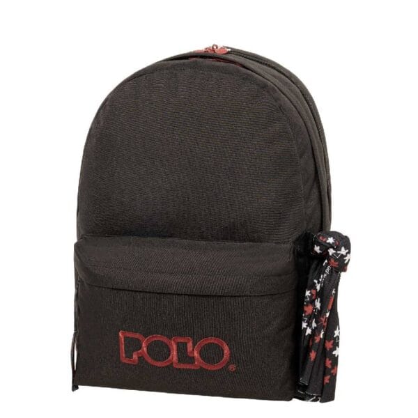 Polo Original Double Scarf Μαύρο με Μπορντό  (901235-2033) 2025