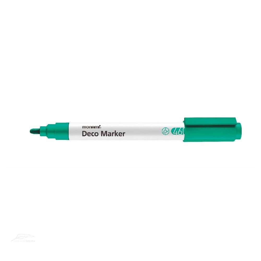 monami markadoros metallic green Monami Μαρκαδόρος D460 Ακρυλικός Metallic Green - Image 1
