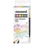 Monami Μαρκαδόρος Σχεδίου Διπλής Γραφής Dessert Pastel 6Τεμάχια