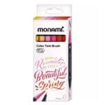 Monami Μαρκαδόρος Σχεδίου Διπλής Γραφής Flower 6Τεμάχια