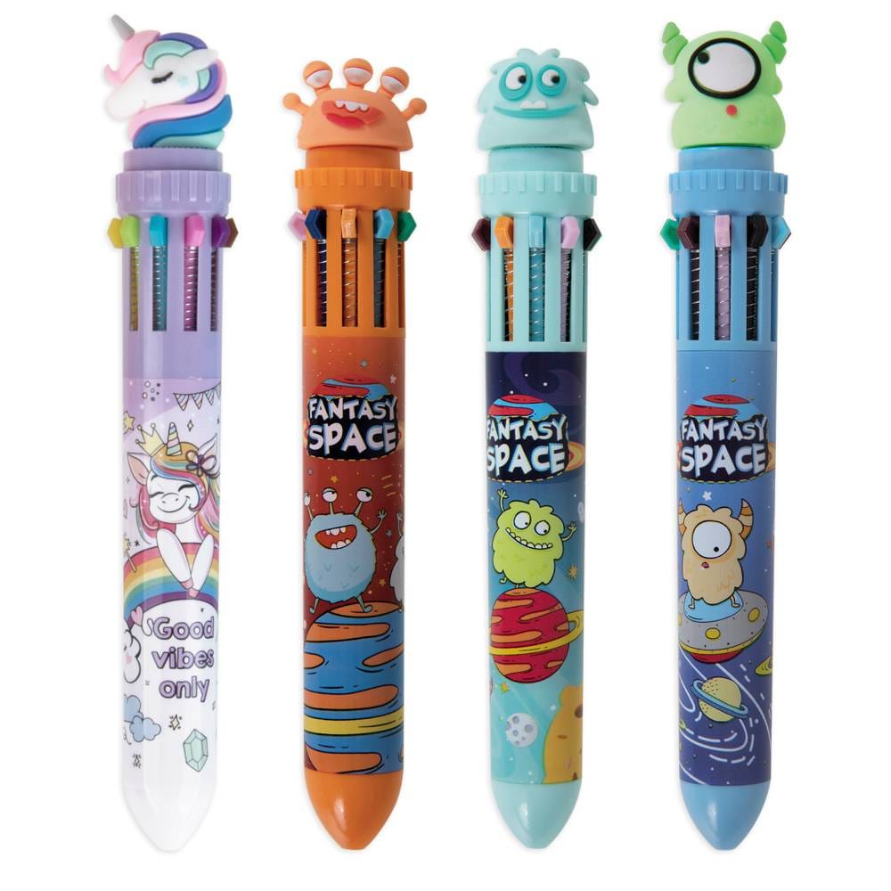 stylo strigo 10 chromata Strigo Στυλό 10 Χρωμάτων Με Τέρατα & Μονόκερο - Image 1