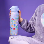 Μεταλλικό Ισοθερμικό Μπουκάλι 500ml Λουλούδι Ion8 - Image 2