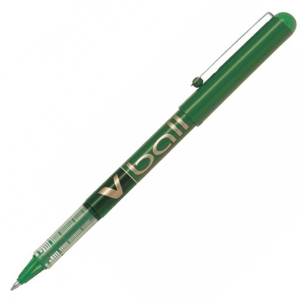 pilot v ball 0.7 prasino Pilot Στυλό Υγρής Μελάνης V-Ball 0.7mm Medium Πράσινο - Image 1