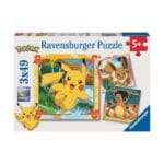 Ravensburger Παιδικό Puzzle: Pokemon - Pikachu, Charizard and Eevee! (3x49 pcs) (12004062)