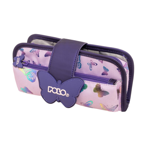 Polo Κασετίνα Rubber Μωβ με Πεταλούδες (937019-8436)