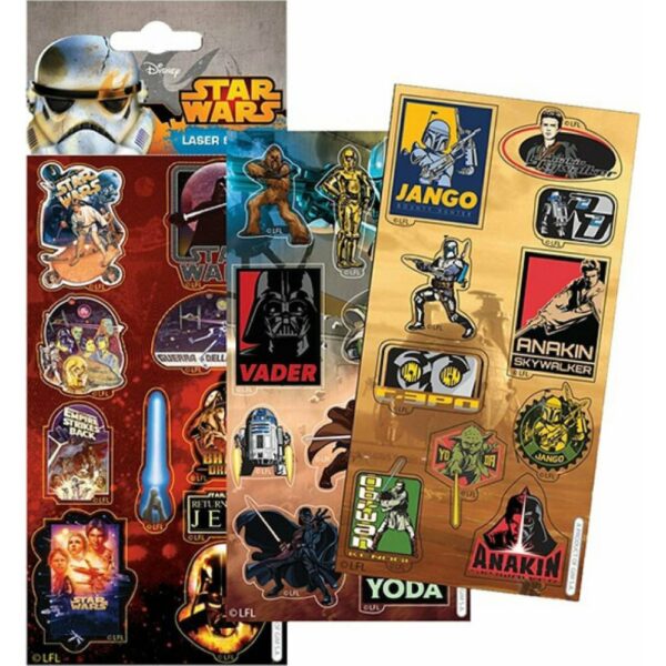 Gim Αυτοκόλλητα Star Wars Laser (Διάφορα Σχέδια) 1τμχ