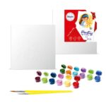 Ζωγραφίστε με αριθμούς - Κορίτσι με χρυσές πεταλούδες (40x50) - Image 2