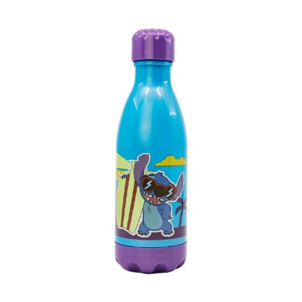 Stor Stitch Beach Παιδικό Παγούρι Lilo & Stitch Πλαστικό με Βιδωτό Καπάκι Non Spill Μπλε 560ml