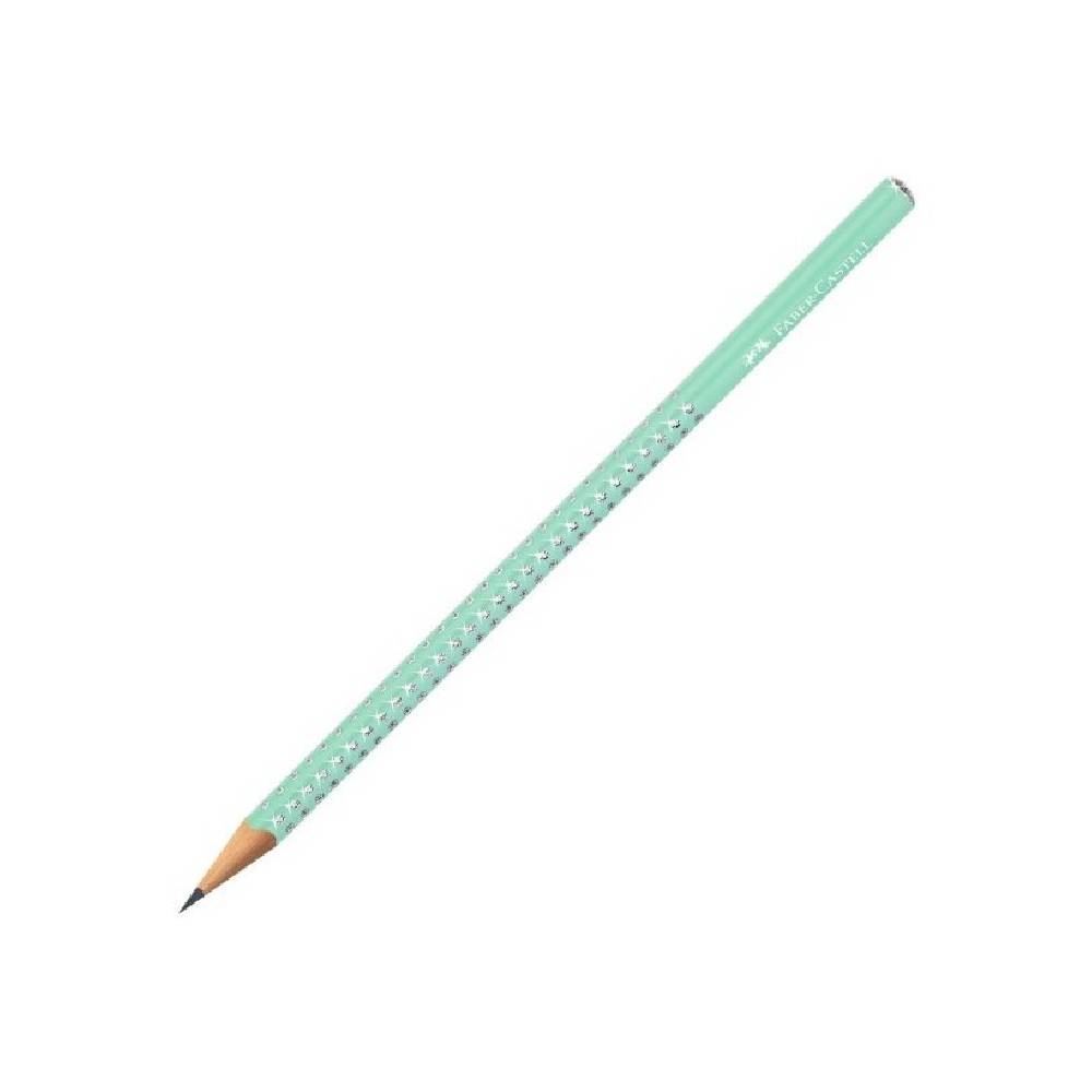 molivi faber sparkle mint Faber-Castell Sparkle Aurora Μολύβι Μέντα - Image 1