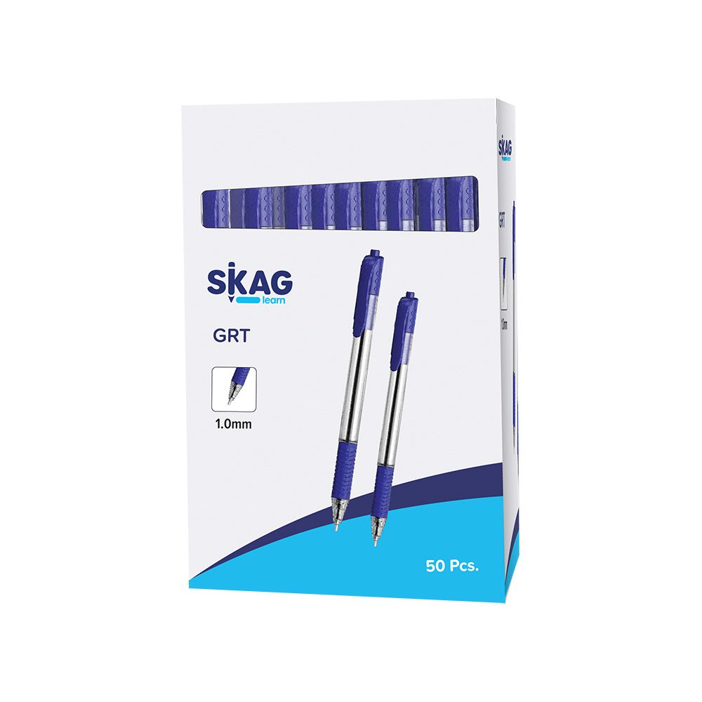 312486 Skag Στυλό Διαρκείας με Κουμπί GRT 1mm Μπλε - Image 1