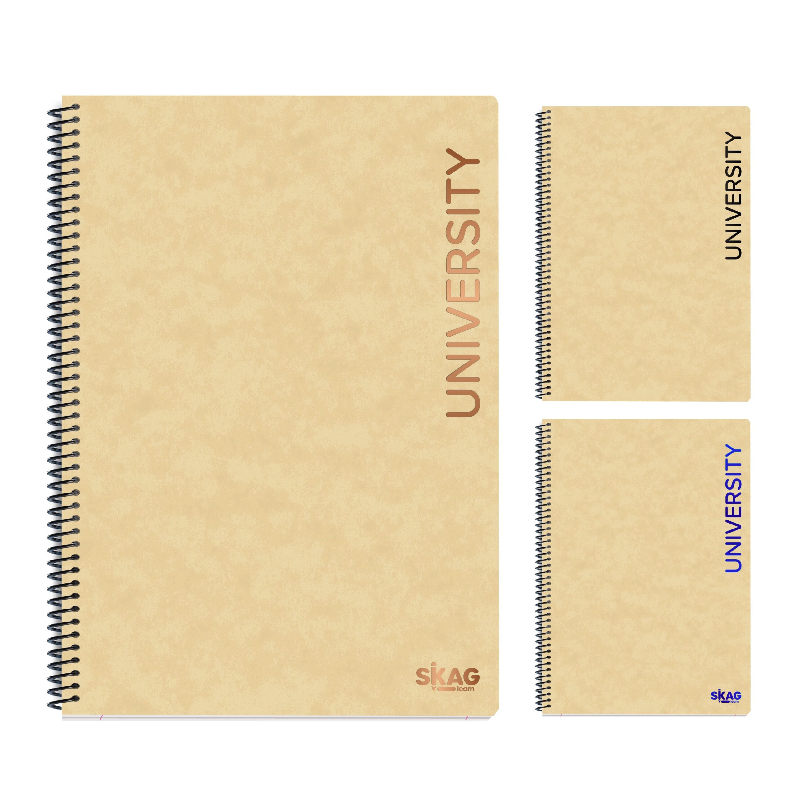 312844 Skag Σπιράλ Τετράδιο University Plus 17x25 2 Θεμάτων - Image 1