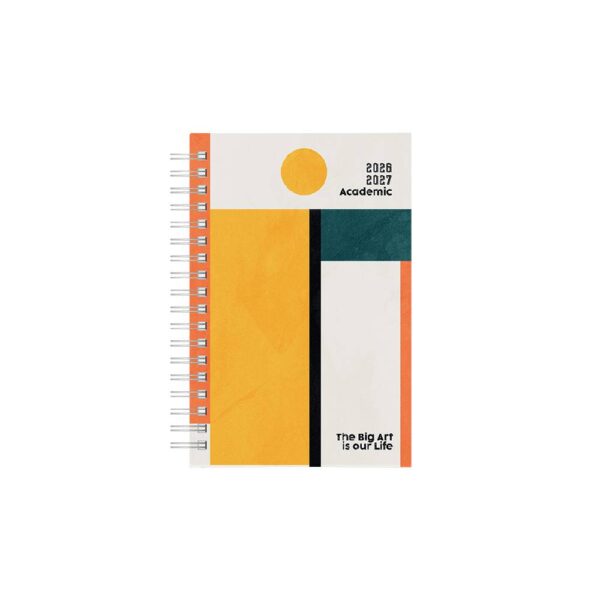 Linardatos Ημερολόγιο Art Academic Spiral_A 14x21 (2026-2027)
