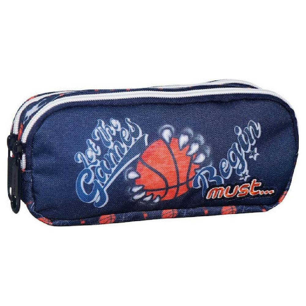 kasetina must basket Must Team Basketball Κασετίνα Μπλε - Image 1