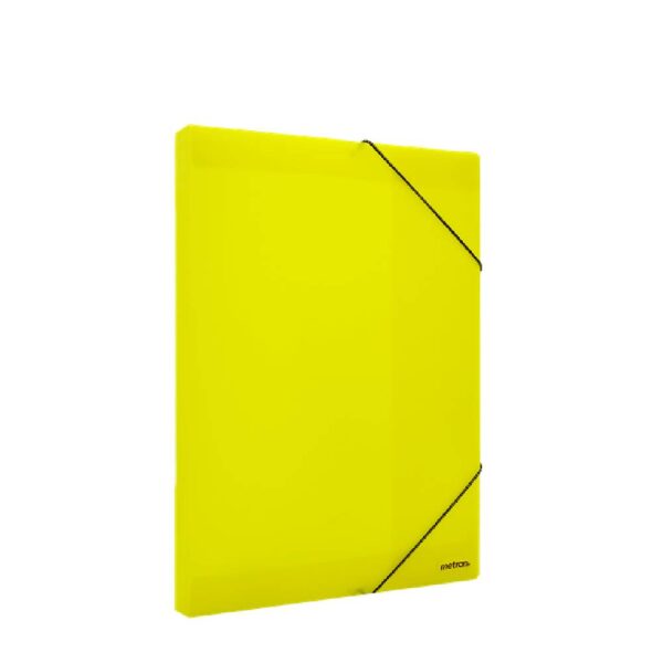 Metron Κουτί Λάστιχο 25x35x3cm 097405 Διάφανο Κίτρινο