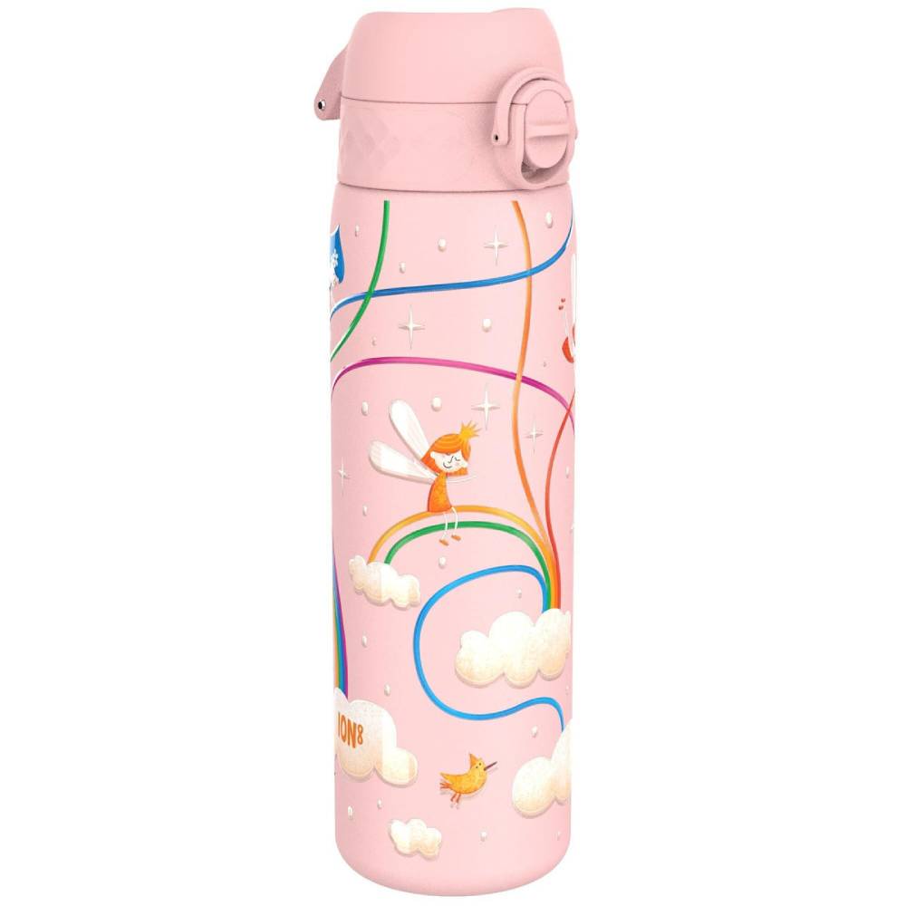 pagouri ion fairytale roz Παγούρι Μεταλλικό 600ml Fairytale Ion8 - Image 1