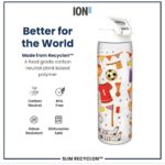 Πλαστικό Παγούρι SLIM 500ml Football Ion8 - Image 4