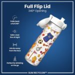 Πλαστικό Παγούρι SLIM 500ml Football Ion8 - Image 7