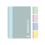 SKAG Θεματικά Τετράδια Pastel Vibe 17X25 4 Θεμάτων 80γρ (Διάφορα Χρώματα)