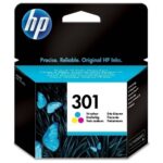 HP 301 Γνήσιο Μελάνι Εκτυπωτή InkJet Πολλαπλό (Color) (CH562EE)