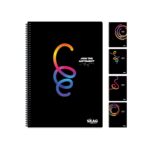 SKAG Θεματικά Τετράδια Black & Color 17X25 2 Θεμάτων 80γρ