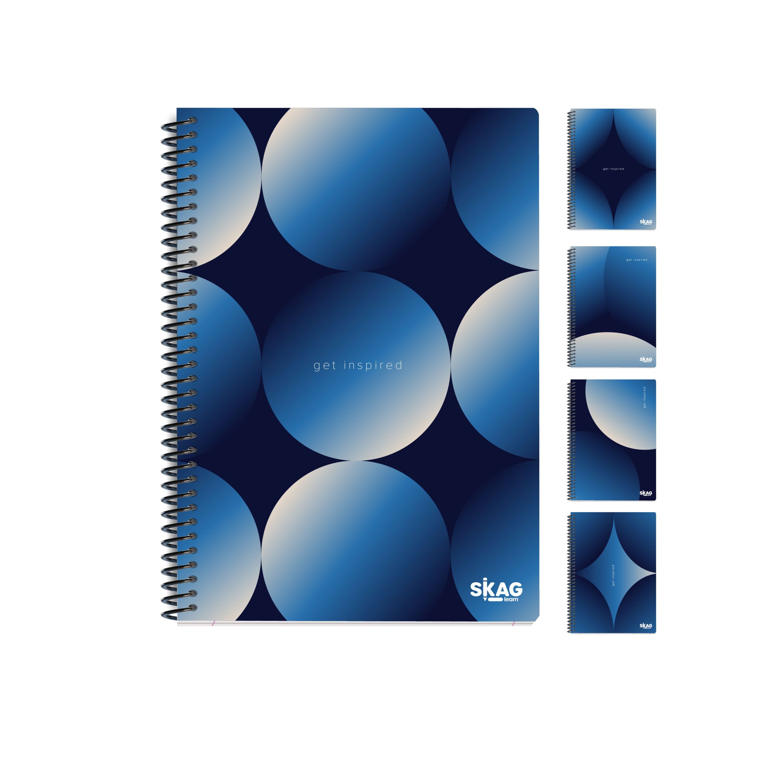 313087 SKAG Θεματικά Τετράδια Blue Premium 17X25 2 Θεμάτων 80γρ - Image 1