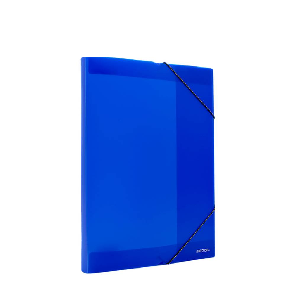 koyti lastixo mple Metron Κουτί Λάστιχο 25x35x3cm 097436 Διάφανο Μπλε - Image 1